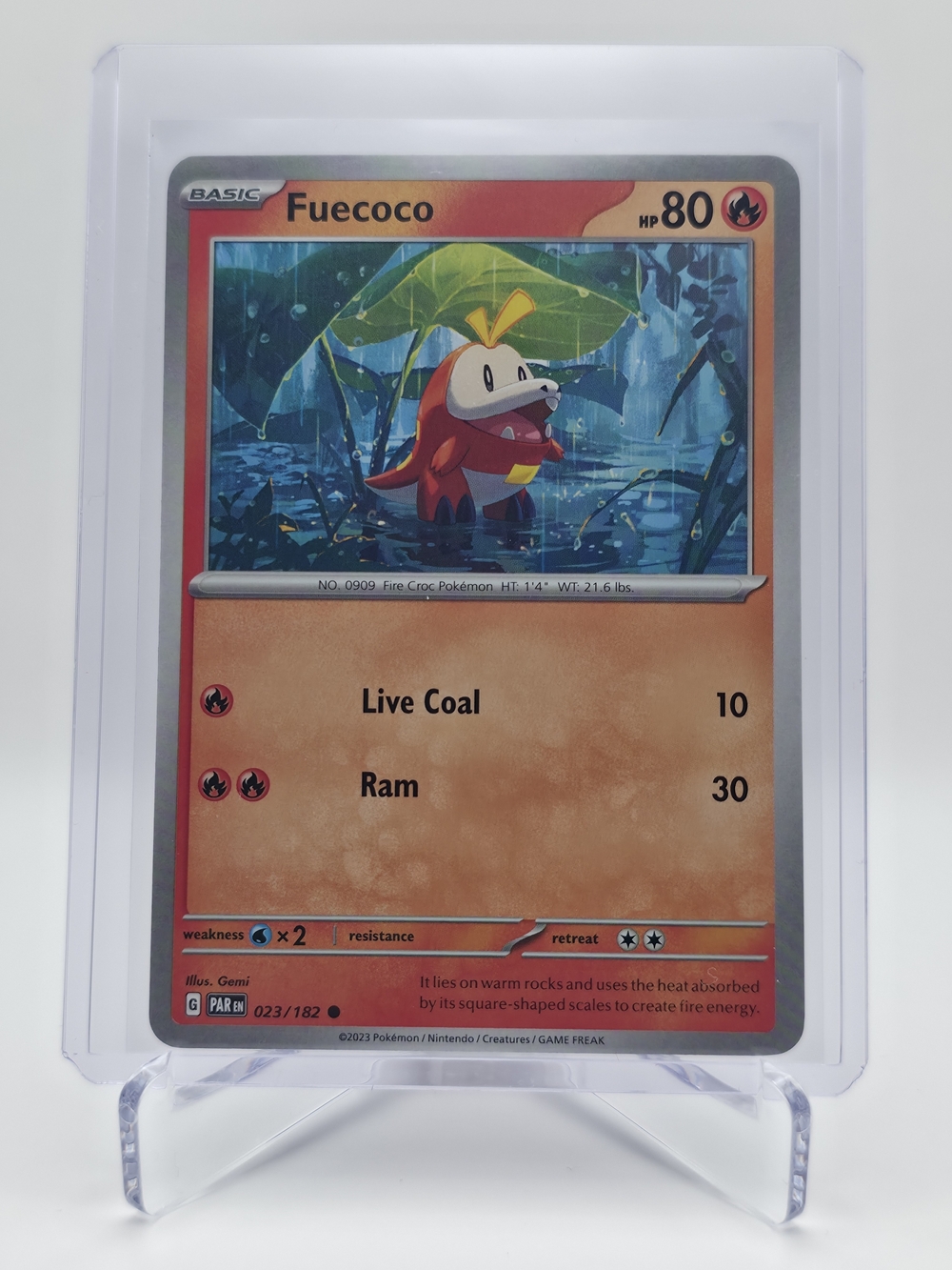 Pokémon TCG - Fuecoco - Paradox Rift - 023/182